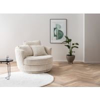 SPIN Sessel mit Drehfunktion Breit Cord Breite 120 cm in 3 Farben erhältlich